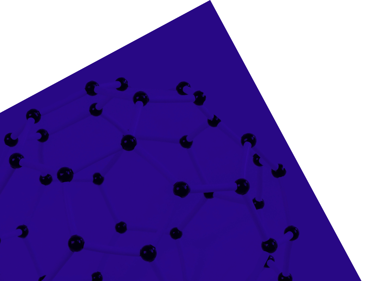 purple backround image with molecules